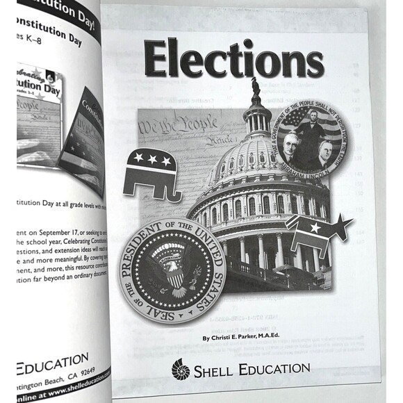 Elections Series: Elections : Grades 4-8  Color CD Included - Picture 2 of 11